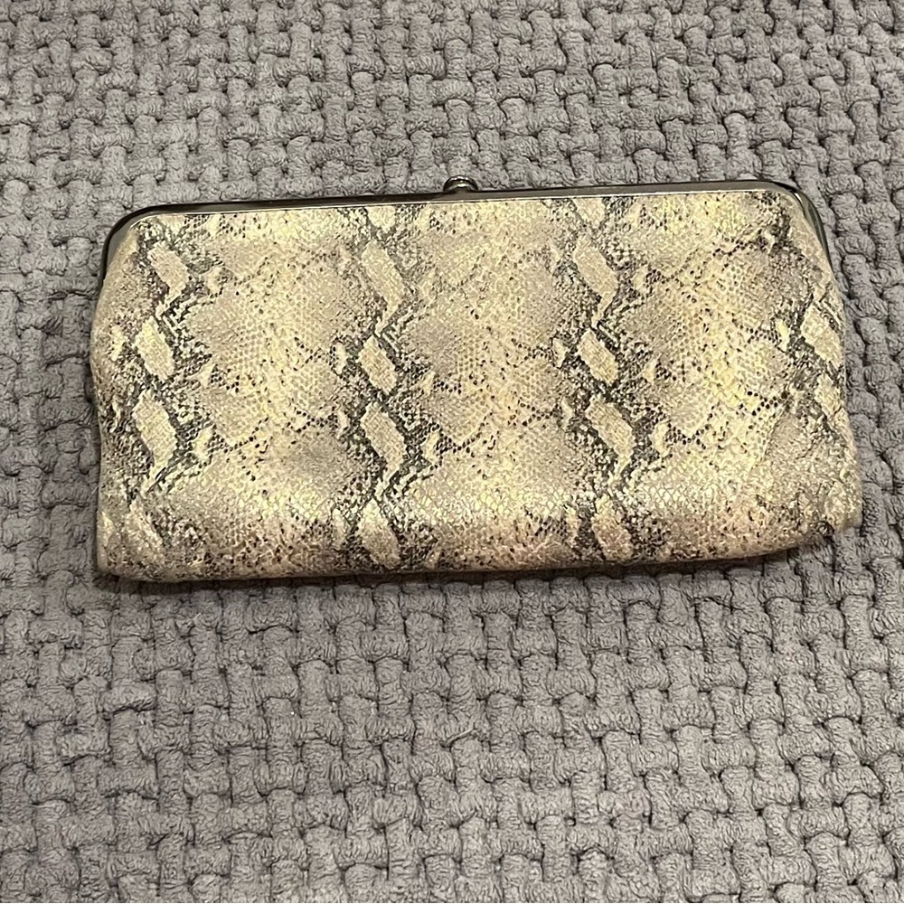 Hobo Lauren wallet glam snake print